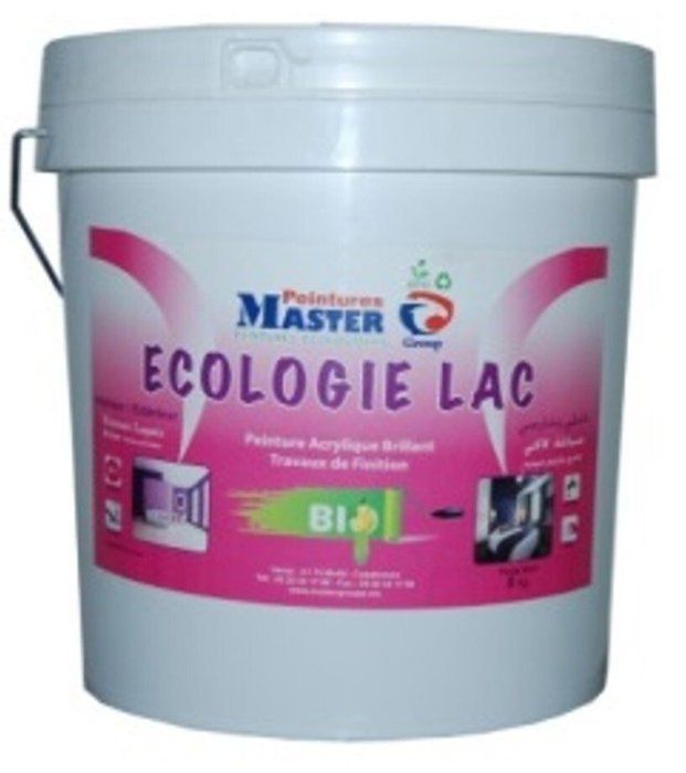 Peinture - ECOLOGIE LAC - 4KG - Brillante - Acrylique - Intérieur/Extérieur