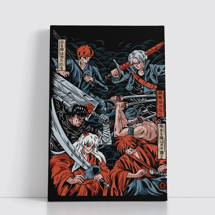 Tableau decoratif sur Toile 25x40 cm Anime attack on titan - one piece - Naruto - death note - Jujutsu Kaisen - Spy x Family 442