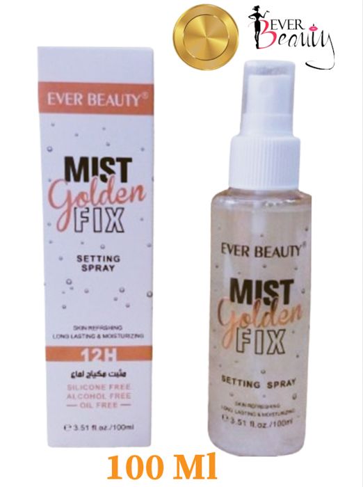 Fixateur de maquillage, Base de teint ,Spray fixateur et soins de la peau. 100Ml.