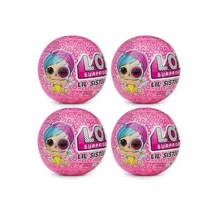 Lot de 4 poupées LOL Surprise! dans un oeuf