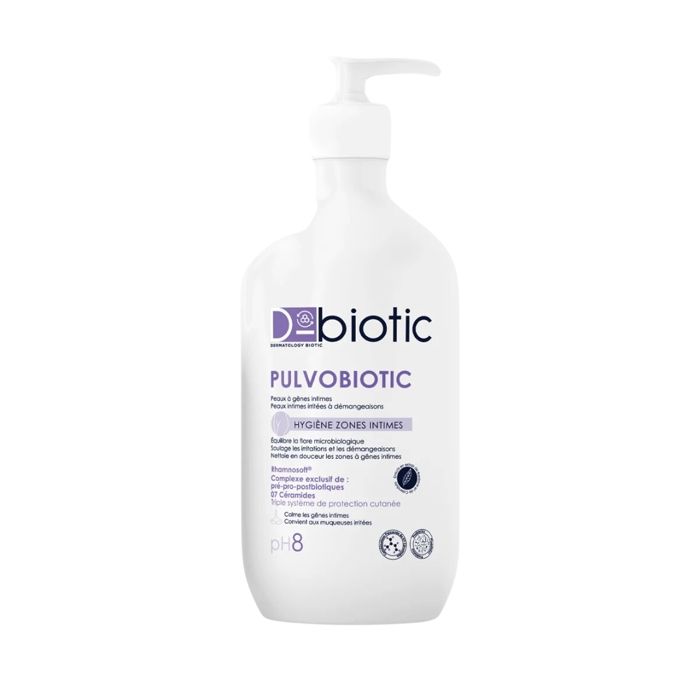 Soin hygiénique intime - D-Biotic - Pulvobiotic - pH 8 - 500 ml - Hypoallergénique