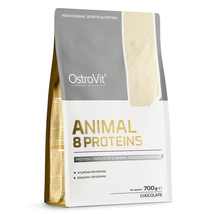 Animal 8 Proteins 700 g Chocolate - Complexe de 8 Protéines Animale & Enzymes Digestives
