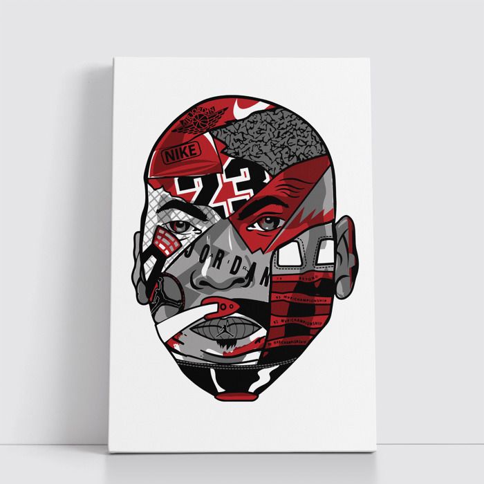 Tableau NBA sur Toile – Affiche Murale 25x40 cm avec Équipes et Joueurs Légendaires du Basket 23