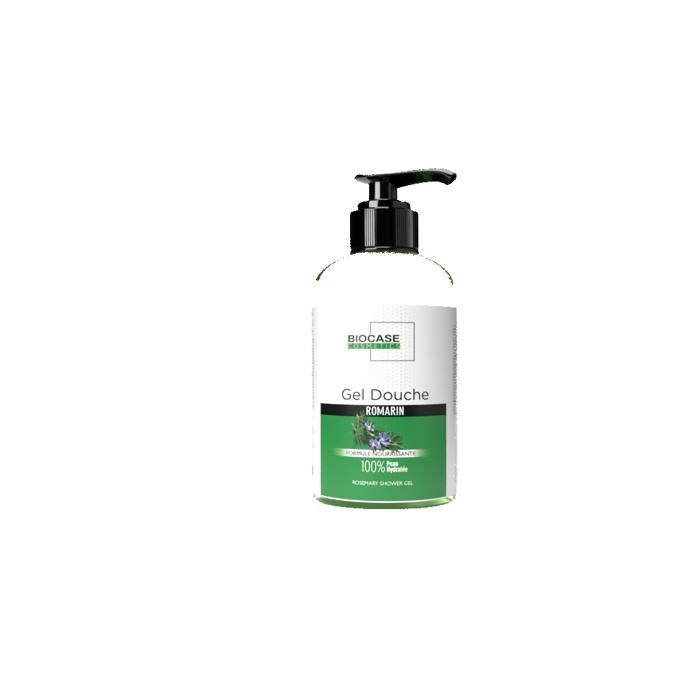 Gel Douche - Biocase Cosmetics - Romarin - 500ml - Sans Parabène - Mixte