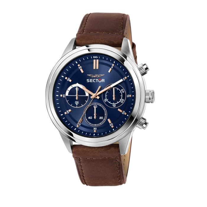 Montre - SECTOR - 670 - Cuir Marron - Analogique - 45 mm