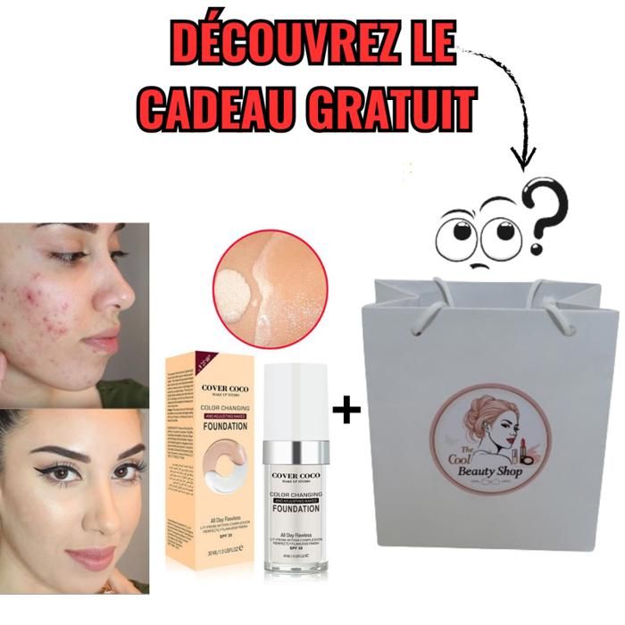 Fond de teint waterproof s'adapte à toutes les couleurs de peau