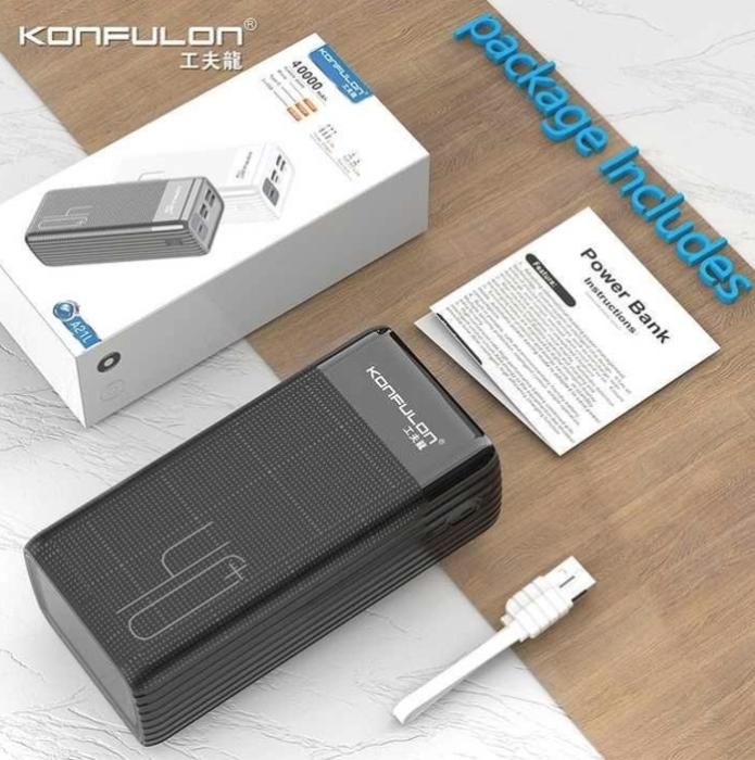 Power bank 400000 mAh Konfulon A21L, Couleur aléatoir