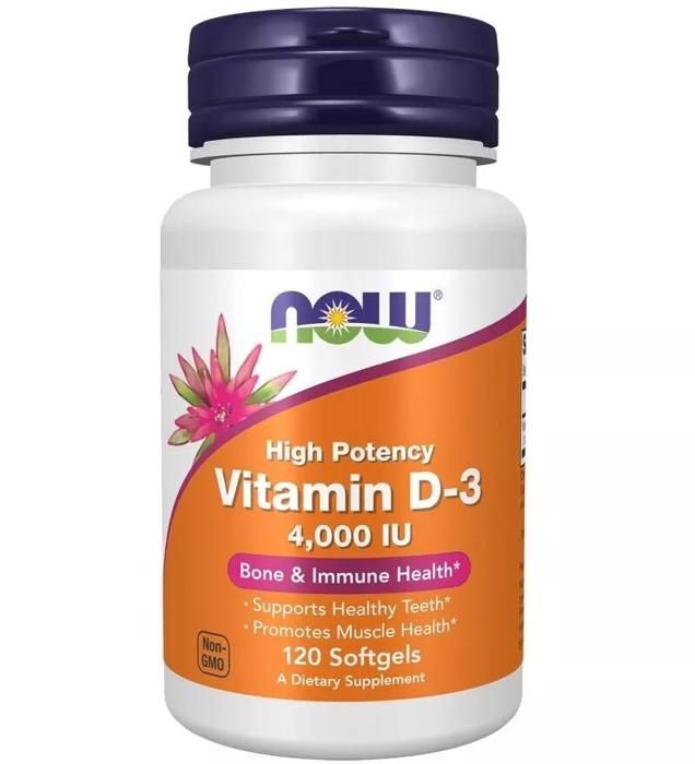 Vitamine D3 4000 UI, 120 capsules