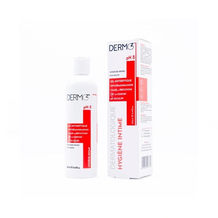 Soin lavant - Dermoz - Gel Intime pH 8 - 250ml - Hypoallergénique - Doux pour les muqueuses