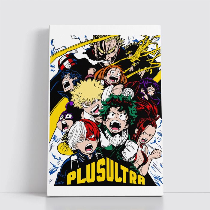 Tableau decoratif sur Toile 25x40 cm Anime attack on titan - one piece - Naruto - death note - Jujutsu Kaisen - Spy x Family 781