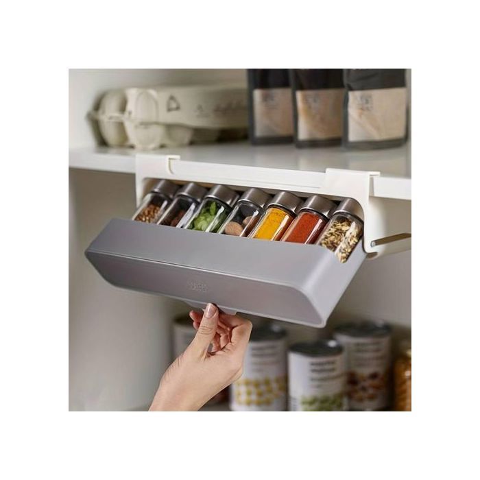 Organisateur D'épices Sous-étagère, Porte-épices Sous-étagère Pour Armoire De Cuisine