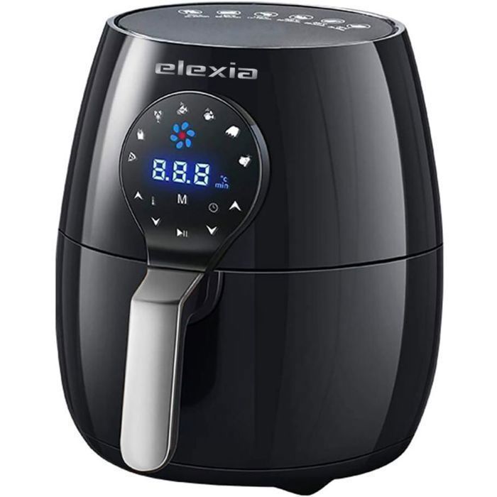 Friteuse à air - ELEXIA - LX AF 730 - 5L - 1450W - Noir