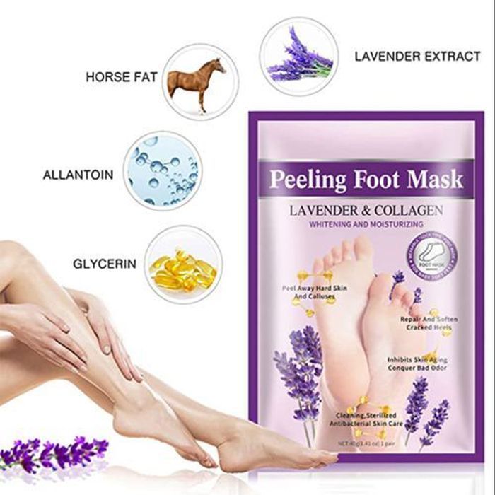 Guanjing Nouveau Offre Masque exfoliant pour les pieds à la lavande
