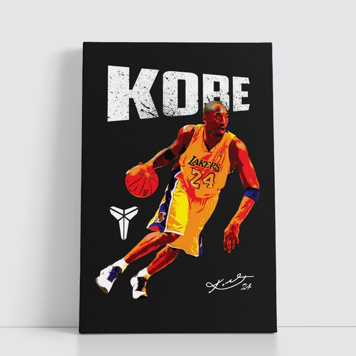 Tableau NBA sur Toile – Affiche Murale 25x40 cm avec Équipes et Joueurs Légendaires du Basket 181
