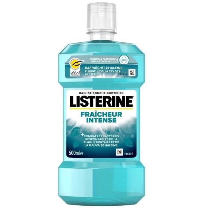 LISTERINE Bain de bouche Fraicheur Intense - 500ml