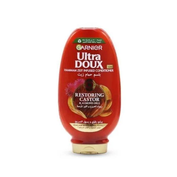 Ultra Doux - Après shampooing à l'huile de ricin et d'amande - 360ml