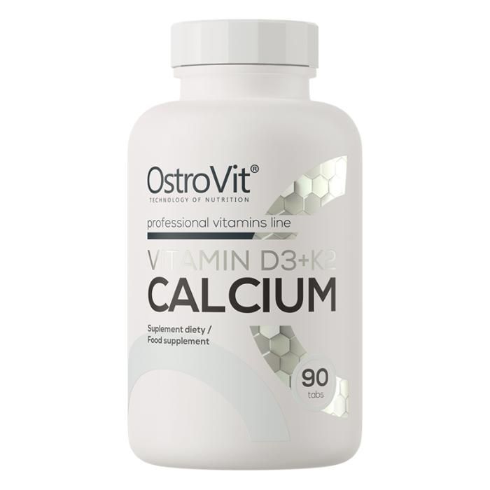 Vitamine D3 + K2 + Calcium - 90 Tabs