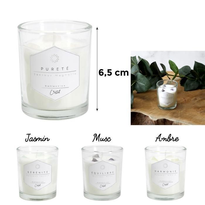 BOUGIE PARFUMEE PIERRE H6,5CM M24