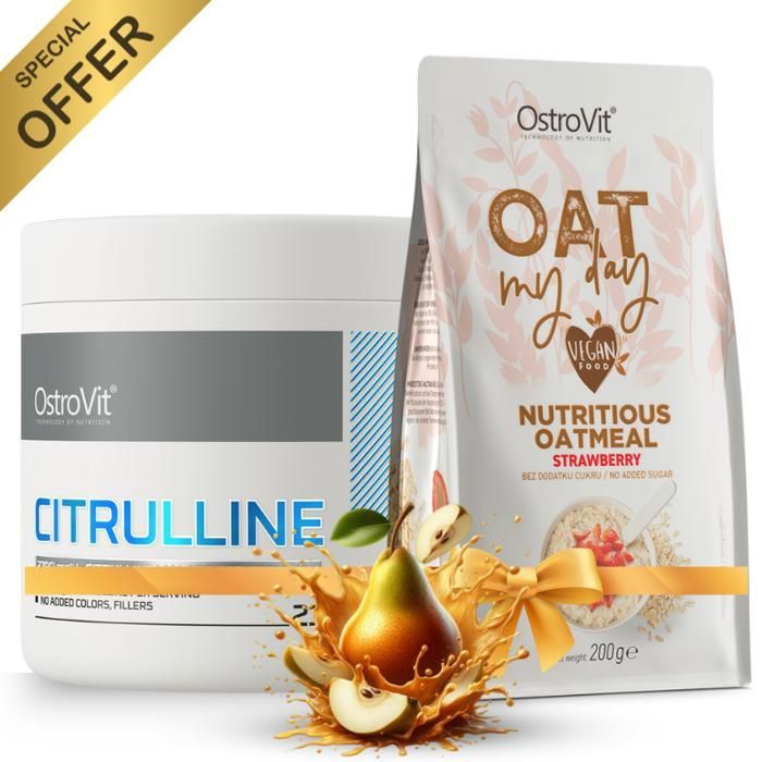 Pack Citrulline 210 g Pear + Flocons d'Avoine 200 g aux Saveurs Délicieuses