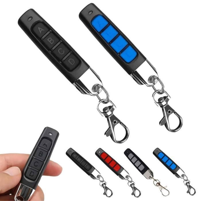 Télécommande de porte de garage à 4 boutons, 433mhz, clonage automatique (Couleur aléatoire)