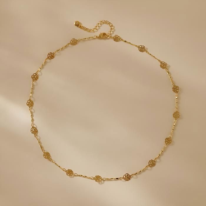 Clémentine Paris Collier de Luxe Doré CGN012