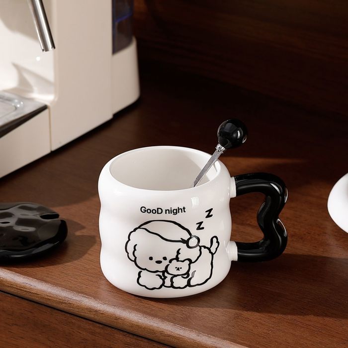 Tasse - MIEVIC - BSL-249-1 - Céramique - Design Chien - Capacité Idéale pour Boissons