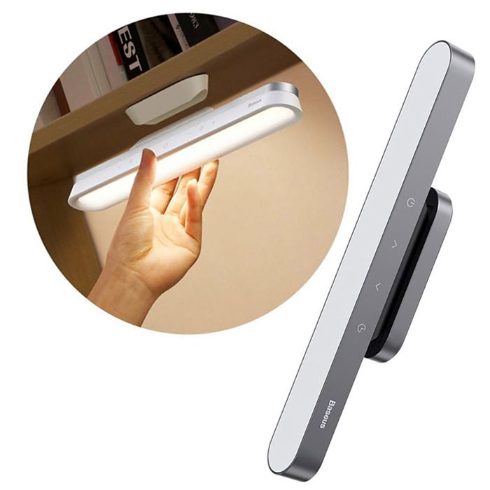 Lampe de chevet LED - Baseus - DGXC-C0G - Magnétique - 3W - Gris