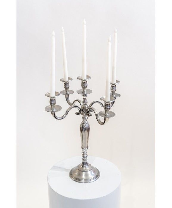 CHANDELIER ARGENT 50 CM