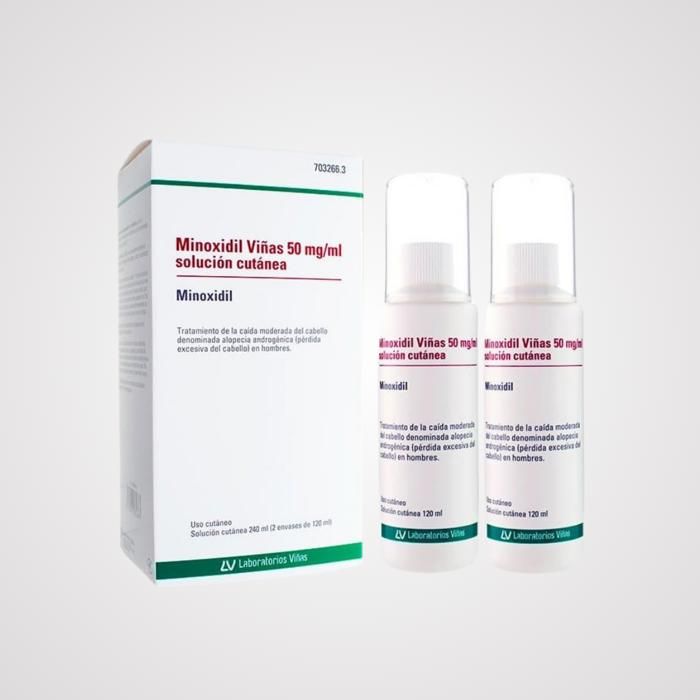 Minoxidil 5%  Viñas (2x120ml)