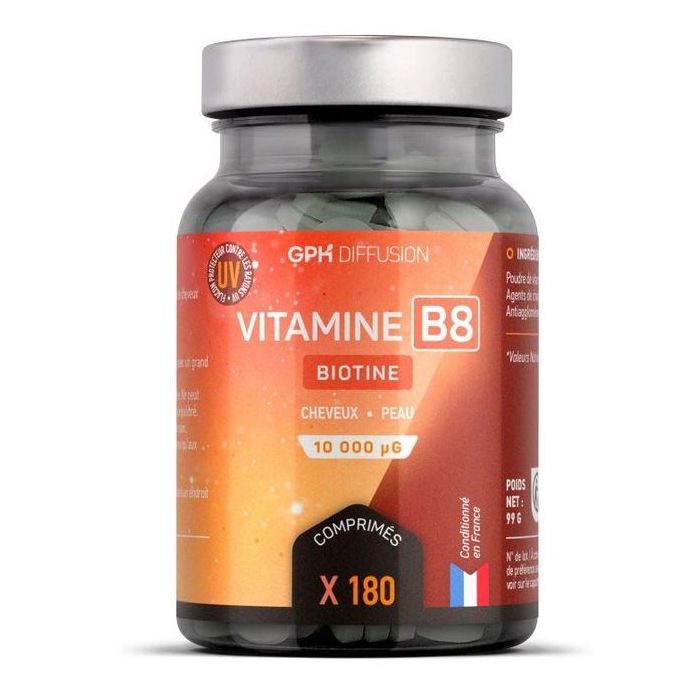Biotine Top concentration 10000 µg Boite de 180 comprimés origine France