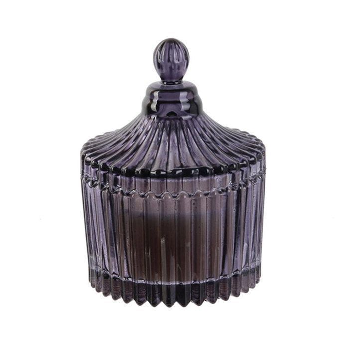 BOUGIE BOHEME ECRIN EN VERRE 6,5X9CM M24