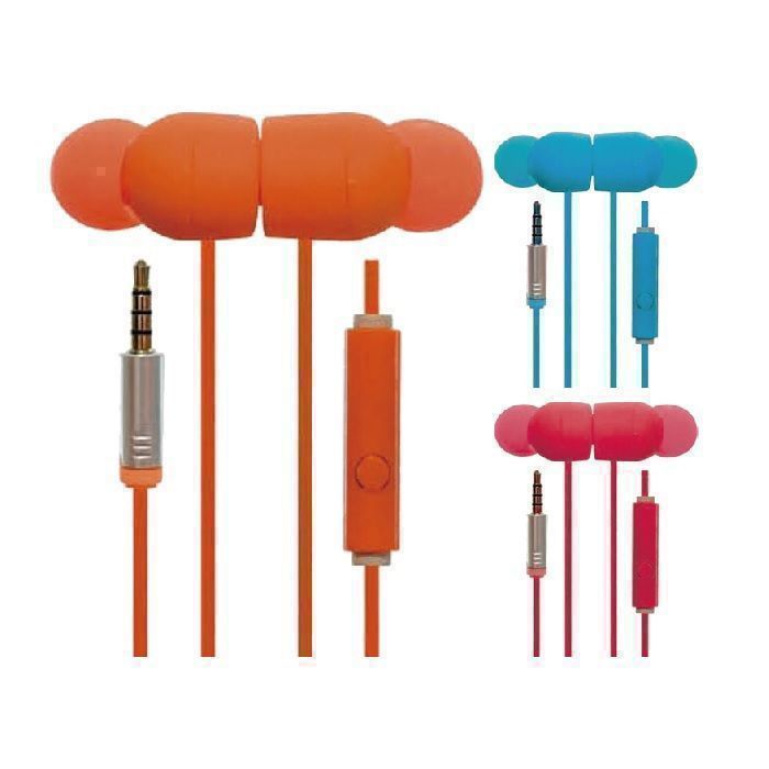 Ecouteurs + Micro - CITYTEK - MF109236 - Multicolore - Filaire - Intra-auriculaire