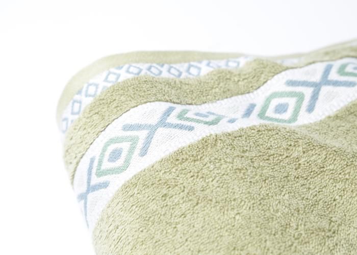 Serviette de Bain - GENERIC - Berbère - 450g/m² - Olive - 80x160 cm