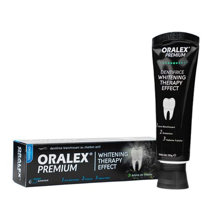 ORALEX Premium Blanchisseur au charbon actif Whitening Therapy Effect 120G