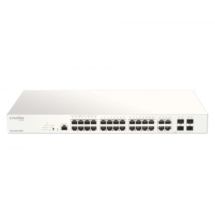 Commutateur - D-LINK - DBS-2000-28MP - 24 ports - PoE+ 370W - Cloud-Managed