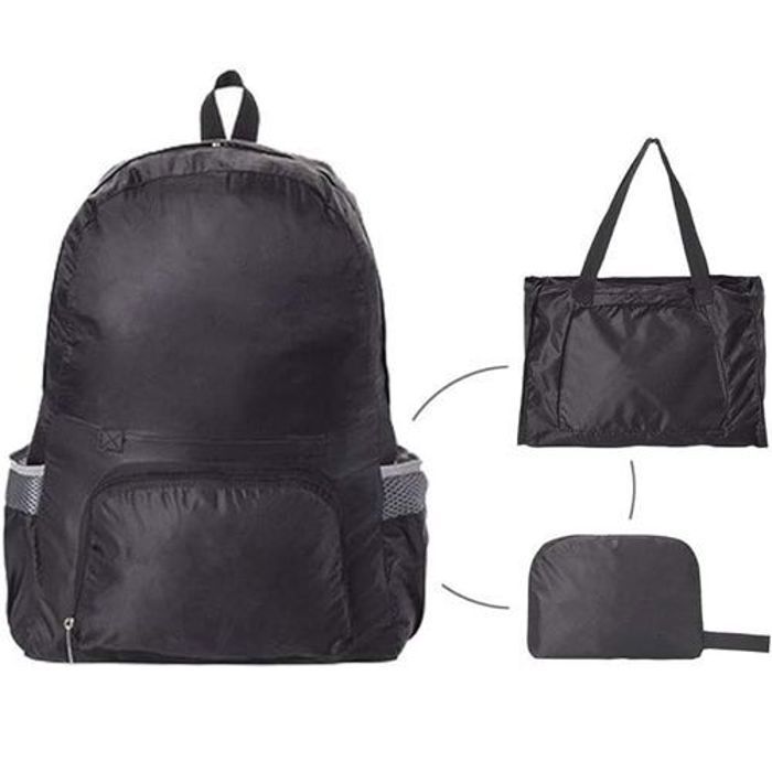 Sac à dos - GENERIC - Pliable - Léger 135g - Noir - Randonnée