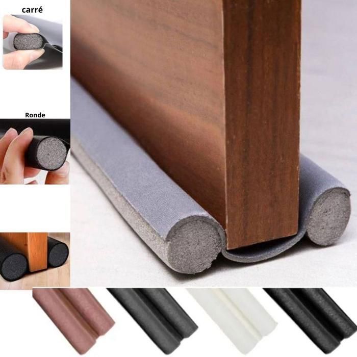 Bande d'étanchéité pour bas de porte, anti tirage, protection pour bas de porte (Couleur aléatoire)