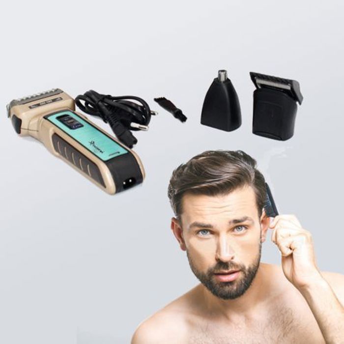 589 3 en 1 Tondeuse Cheveux Barbe Rasage des Oreilles et Nez