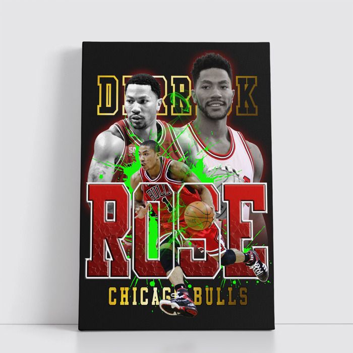 Tableau NBA sur Toile – Affiche Murale 25x40 cm avec Équipes et Joueurs Légendaires du Basket 212