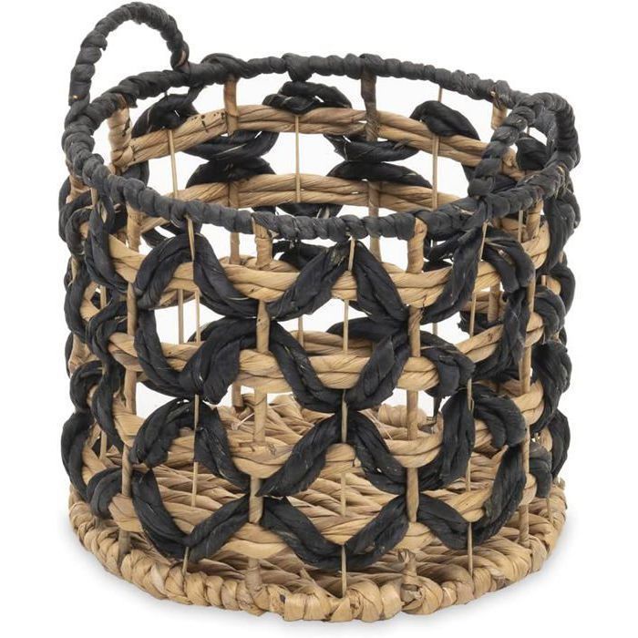 Panier en Jacinthe d'Eau Naturelle Sazy Catherine, Taille S