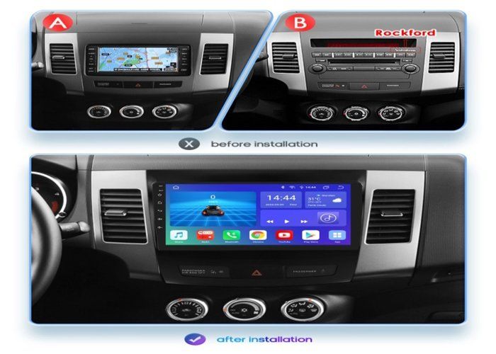 Mitsubishi outhlander Citeron C- Crosser 2007- 2013, For Peugeot 4007 2005-2011