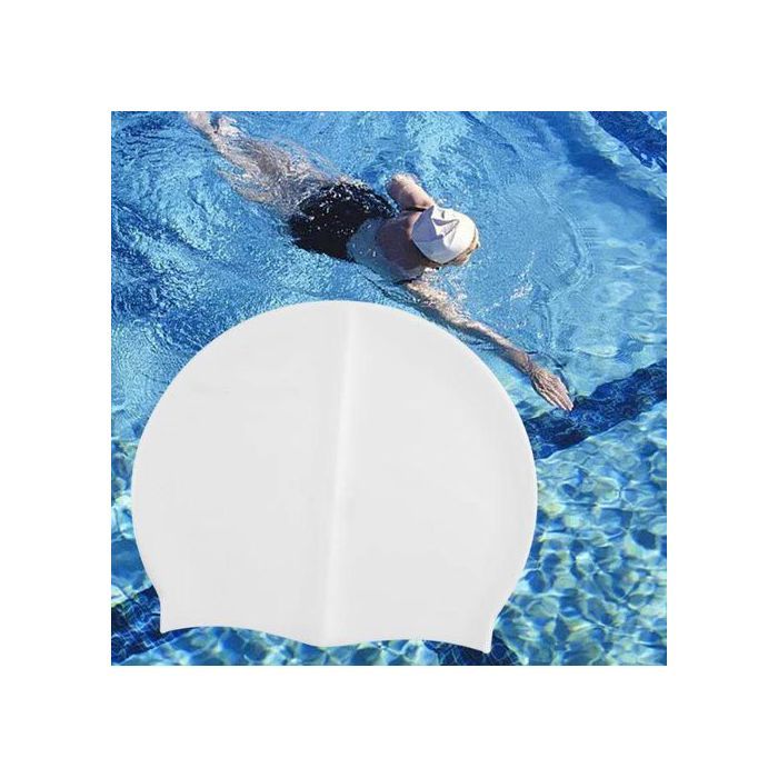 Bonnet de natation, casquette de bain en silicone pour enfants et  adultes