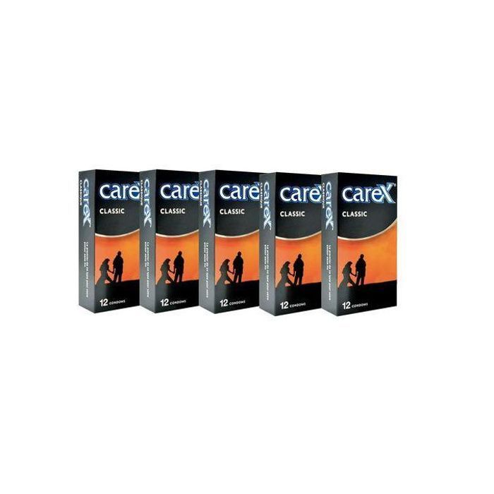 Carex Jelly PRÉSERVATIFS CAREX 5 BOITE DE 12 CONDOMS original