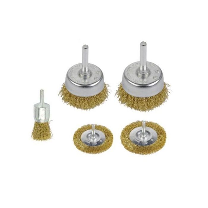 5 brosses métalliques rondes peinture rust remover