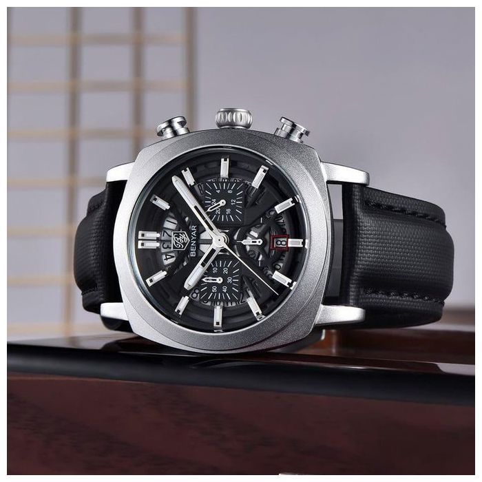Benyar Montre classe et moderne pour homme BY 5205 M.