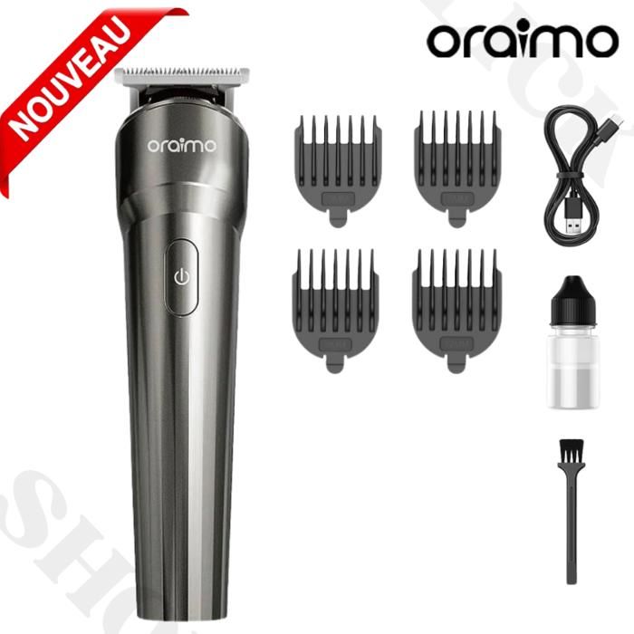Tondeuse professionnelle haute performance Multifonctionnelle Oraimo SmartTrimmer T Avec 4 Peignes Guidés OPC-TR10