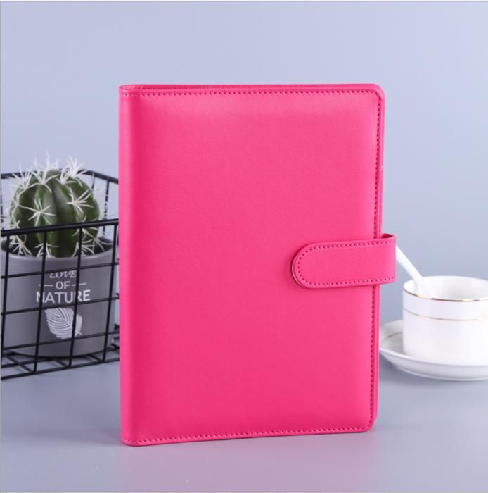 Classeur budget rose fuchsia