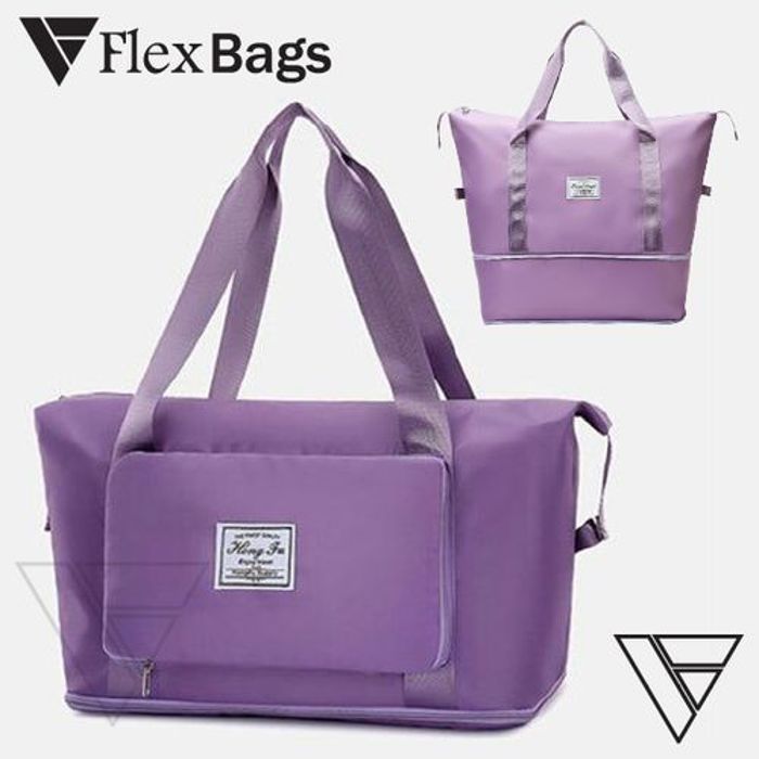 Sac de voyage étanche - GENERIC - Grand format - Couleur Violet - Multifonction - Zippé