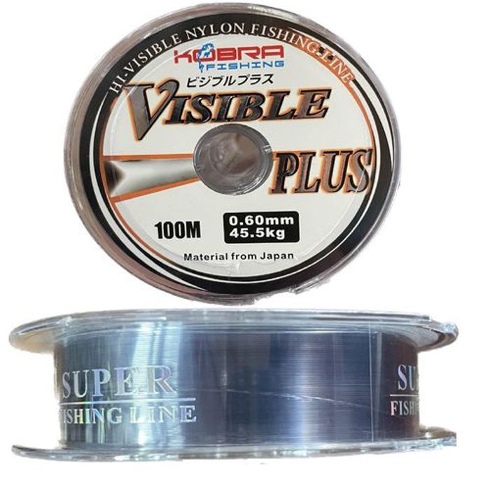 Fil de pêche - KOBRA - VISIBLE Plus - 0.60mm - 45.5kg - 100m