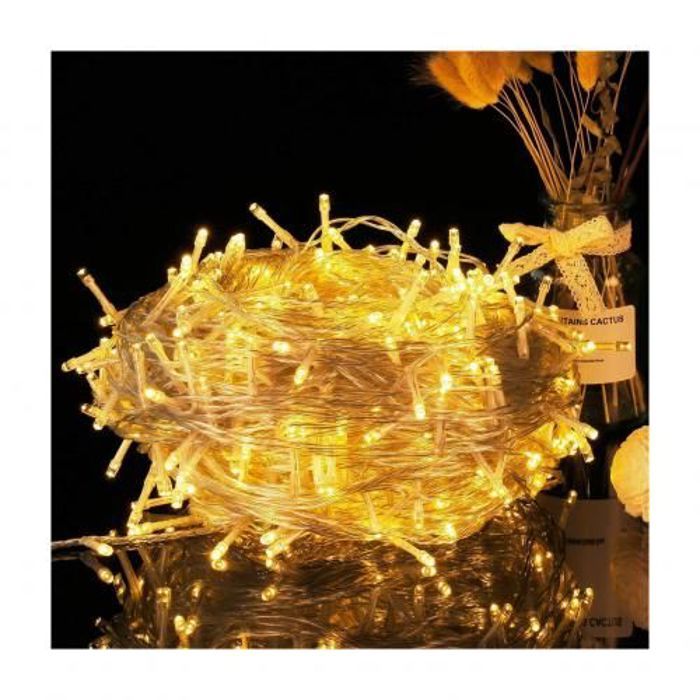 Guirlande Lumineuse - Non spécifié - 100 LEDS - Jaune - 10 mètres - Décoration d'événements